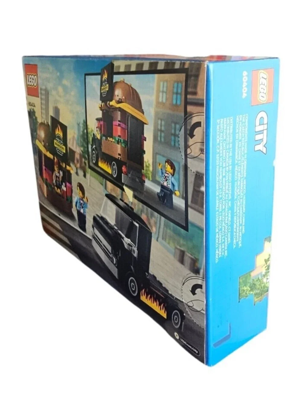 LEGO City Burger Truck Toy Building Set 60404 NEW In Box 194 Pcs
